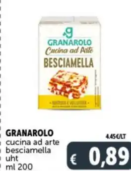 Deco Supermercati GRANAROLO cucina ad arte besciamella uht ml 200 offerta