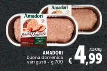 Deco Supermercati AMADORI buona domenica vari gusti - g 700 offerta