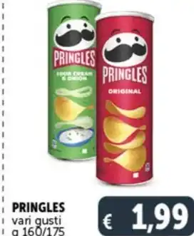 Deco Supermercati PRINGLES vari gusti g 160/175 offerta