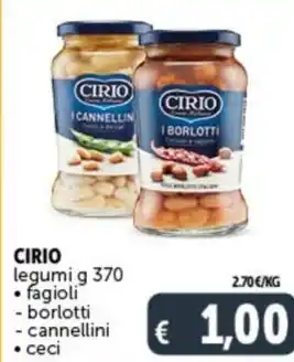 Deco Supermercati CIRIO legumi g 370 offerta