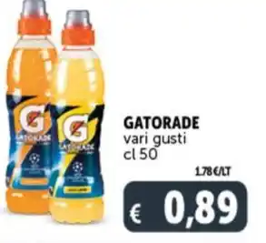 Deco Supermercati GATORADE vari gusti cl 50 offerta