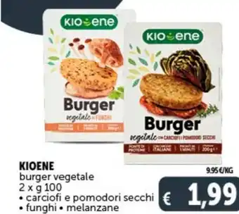 Deco Supermercati KIOENE burger vegetale 2 x g 100 offerta
