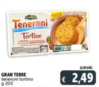 Deco Supermercati GRAN TERRE teneroni tortino g 200 offerta