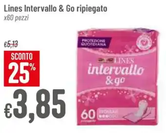 Pan Lines Intervallo & Go ripiegato x60 pezzi offerta