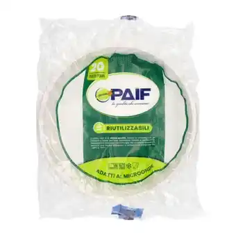 Franzy's Paif piatti piani riutilizzabili 20pz offerta