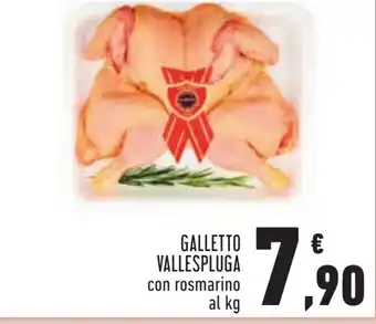 Conad GALLETTO VALLESPLUGA con rosmarino offerta