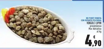 Conad VONGOLE LUPINI offerta