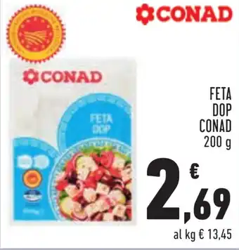 Conad FETA DOP CONAD 200 g offerta