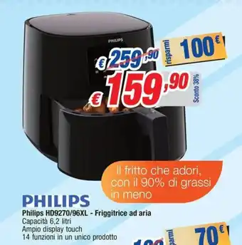 Philips HD9270/96XL - Friggitrice ad aria