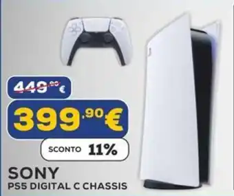 Euronics SONY PS5 DIGITAL C CHASSIS offerta