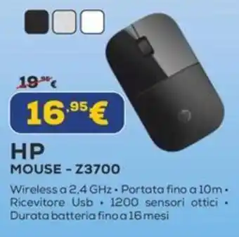 Euronics HP MOUSE - Z3700 offerta