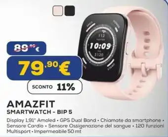Euronics AMAZFIT SMARTWATCH - BIP 5 offerta