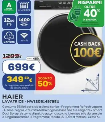 HAIER LAVATRICE - HW120B14979EU