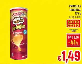 A&O PRINGLES ORIGINAL 175 g offerta