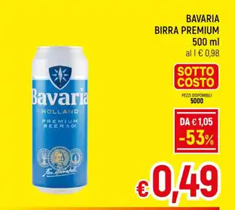 A&O BAVARIA BIRRA PREMIUM 500 ml offerta