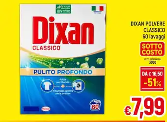 A&O DIXAN POLVERE CLASSICO 60 lavaggi offerta