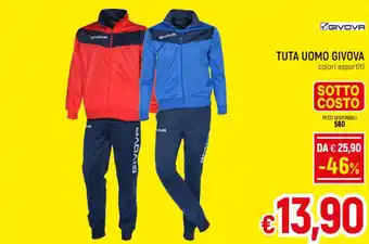 A&O TUTA UOMO GIVOVA offerta