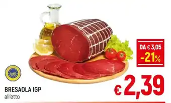 A&O BRESAOLA IGP offerta