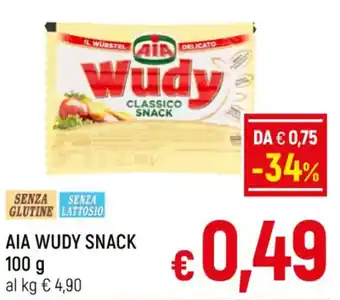 A&O AIA WUDY SNACK 100 g offerta