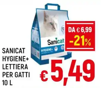A&O SANICAT HYGIENE+ LETTIERA PER GATTI 10 L offerta