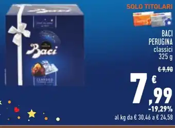 Conad BACI PERUGINA classici 325 g offerta