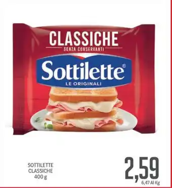 Supermercati Piccolo SOTTILETTE CLASSICHE 400 g offerta