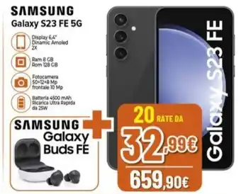 Expert SAMSUNG Galaxy S23 FE 5G offerta