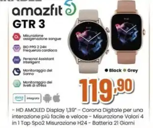 Expert amazfit GTR 3 offerta