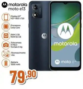 Expert motorola moto e13 offerta
