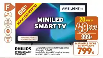 Expert PHILIPS TV THE XTRA 65" 65PML9008 offerta