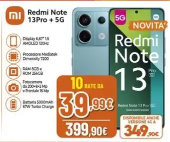 Expert Redmi Note 13Pro + 5G offerta