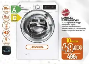 Expert HOOVER LAVASCIUGA XH3DPS41066TMCS offerta