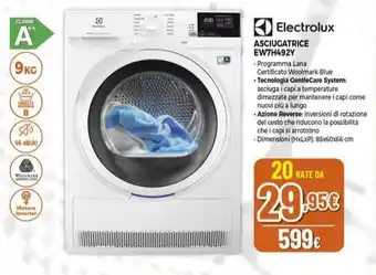 Expert Electrolux ASCIUGATRICE EW7H492Y offerta
