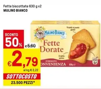 Fette biscottate 630 g x2 MULINO BIANCO