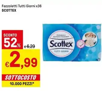 Iper La Grande Fazzoletti Tutti Giorni x36 SCOTTEX offerta