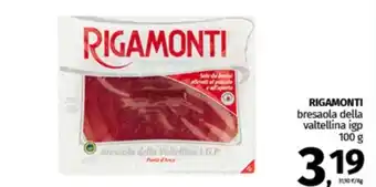 Pam RIGAMONTI bresaola della valtellina igp offerta