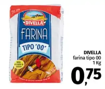 Pam DIVELLA farina tipo 00 1 Kg offerta
