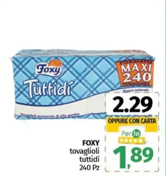 Pam FOXY tovaglioli tuttidi 240 Pz offerta