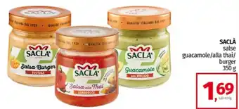 Pam SACLA salse guacamole/alla thai/ burger offerta
