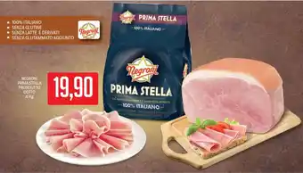 Supermercati Piccolo NEGRONI PRIMA STELLA PROSCIUTTO COTTO offerta