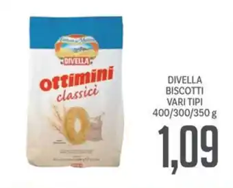Supermercati Piccolo DIVELLA BISCOTTI VARI TIPI 400/300/350 g offerta