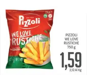 Supermercati Piccolo PIZZOLI WE LOVE RUSTICHE 750 g offerta