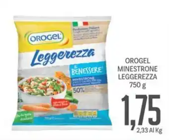 Supermercati Piccolo OROGEL MINESTRONE LEGGEREZZA 750 g offerta