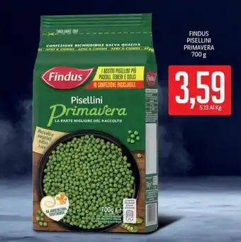 Supermercati Piccolo FINDUS PISELLINI PRIMAVERA 700 g offerta