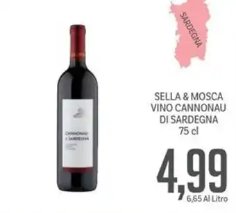 Supermercati Piccolo SELLA & MOSCA VINO CANNONAU DI SARDEGNA 75 cl offerta