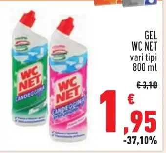 Conad GEL WC NET vari tipi 800 ml offerta