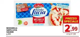 Iperal Mozzarella Santa Lucia Galbani g 400 offerta