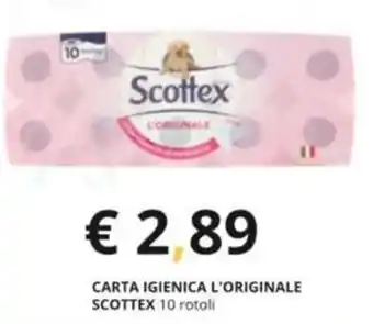 CARTA IGIENICA L'ORIGINALE SCOTTEX 10 rotoli