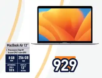 Unieuro MacBook Air 13" offerta