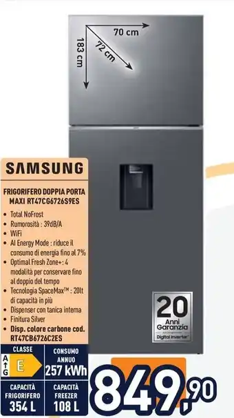 SAMSUNG FRIGORIFERO DOPPIA PORTA